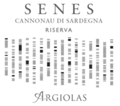 SENES CANNONAU DI SARDEGNA RISERVA ARGIOLAS Logo (EUIPO, 30.10.2015)