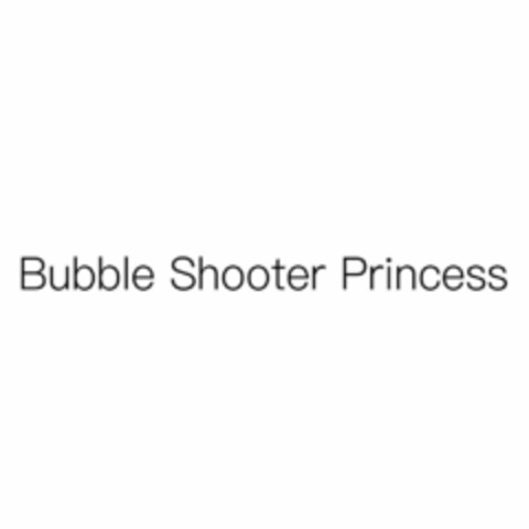 Bubble Shooter Princess Logo (EUIPO, 02/02/2019)