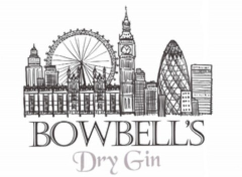 BOWBELL'S Dry Gin Logo (EUIPO, 04.02.2019)