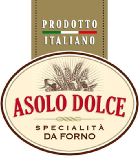 ASOLO DOLCE PRODOTTO ITALIANO SPECIALITA' DA FORNO Logo (EUIPO, 10/22/2019)
