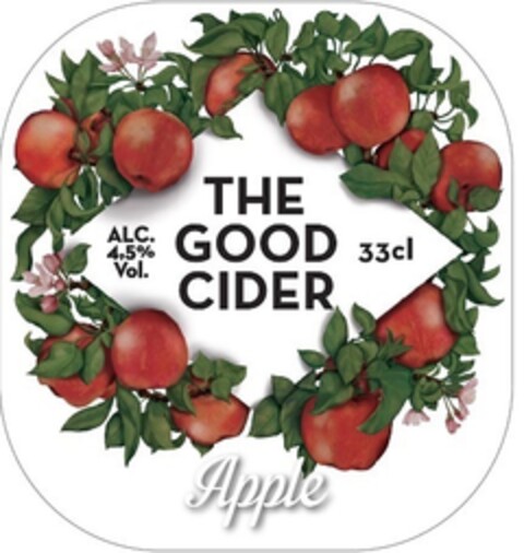 THE GOOD CIDER APPLE Logo (EUIPO, 01/17/2020)