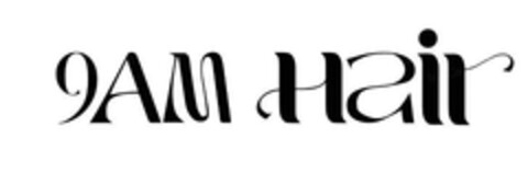 9AM Hair Logo (EUIPO, 07/18/2023)