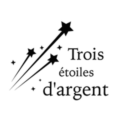 Trois étoiles d'argent Logo (EUIPO, 29.08.2023)