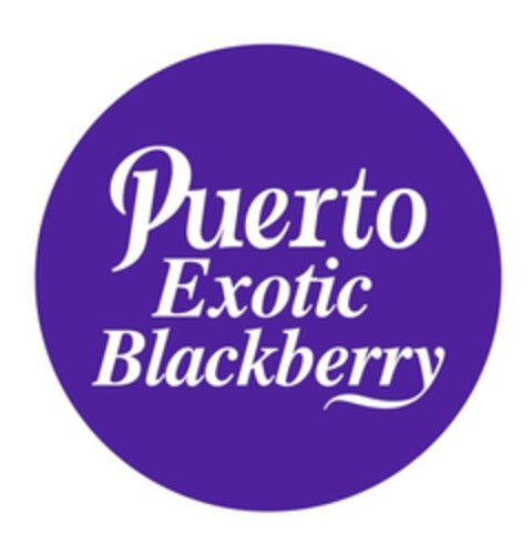 Puerto Exotic Blackberry Logo (EUIPO, 13.03.2024)