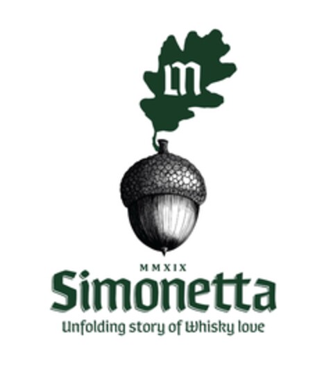 Simonetta Unfolding story of Whisky love Logo (EUIPO, 07/17/2024)