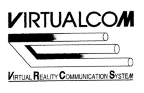 VIRTUALCOM Virtual Reality Communication System Logo (EUIPO, 09/25/1996)