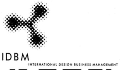 IDBM INTERNATIONAL DESIGN BUSINESS MANAGEMENT Logo (EUIPO, 26.05.1998)