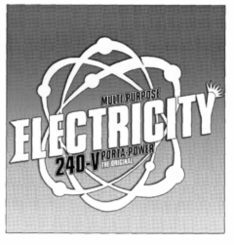 MULTI-PURPOSE ELECTRICITY 240-V PORTA POWER THE ORIGINAL Logo (EUIPO, 09.09.1998)