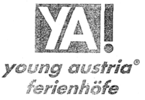 YA! young austria ferienhöfe Logo (EUIPO, 08/09/1999)