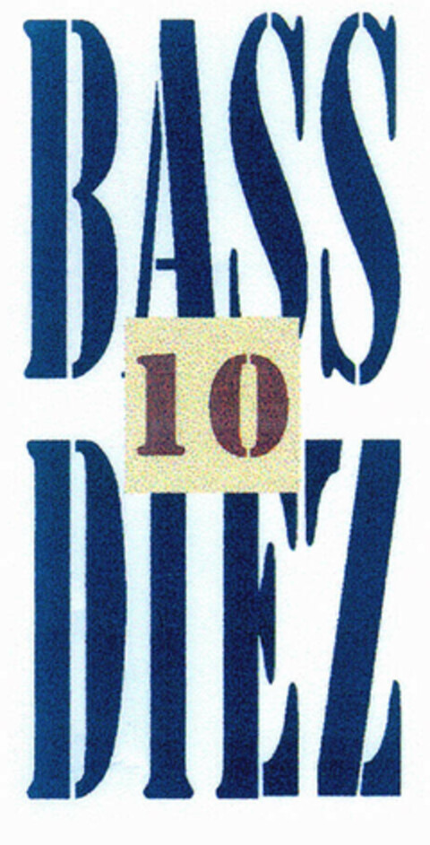 BASS 10 DIEZ Logo (EUIPO, 24.07.2000)