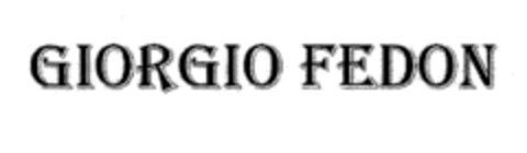 GIORGIO FEDON Logo (EUIPO, 04/27/2001)