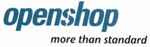 openshop more than standard Logo (EUIPO, 09/14/2001)