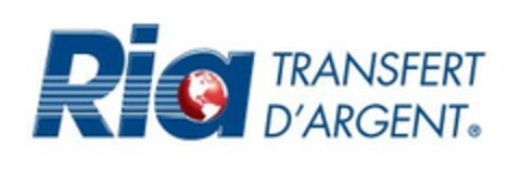 Ria TRANSFERT D'ARGENT Logo (EUIPO, 09/08/2008)
