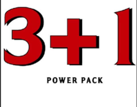 3+1 POWER PACK Logo (EUIPO, 07.08.2009)
