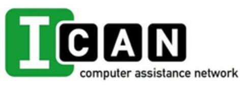 ICAN computer assistance network Logo (EUIPO, 06.11.2009)