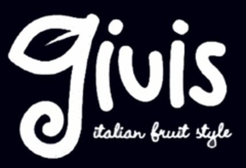 GIUIS ITALIAN FRUIT STYLE Logo (EUIPO, 10.03.2010)