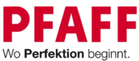 PFAFF Wo Perfektion beginnt. Logo (EUIPO, 12/27/2012)