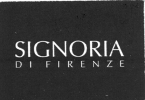 SIGNORIA DI FIRENZE Logo (EUIPO, 16.01.2014)