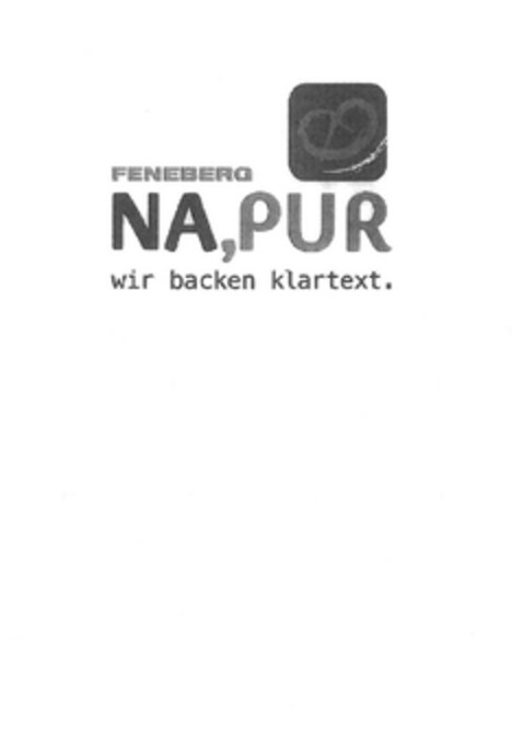 FENEBERG NA,PUR wir backen klartext. Logo (EUIPO, 24.03.2014)