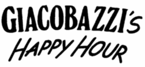 GIACOBAZZI'S HAPPY HOUR Logo (EUIPO, 31.10.2014)