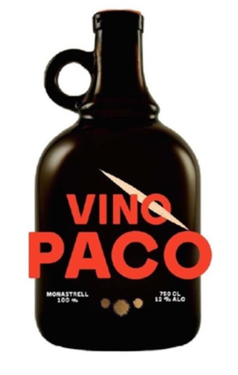 VINO PACO MONASTRELL 100% Logo (EUIPO, 12.02.2016)