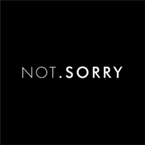 NOT.SORRY Logo (EUIPO, 21.02.2017)