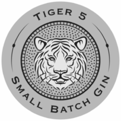 TIGER 5 SMALL BATCH GIN Logo (EUIPO, 26.08.2020)