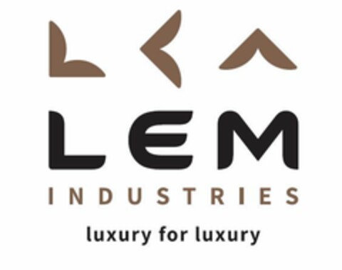 LEM INDUSTRIES luxury for luxury Logo (EUIPO, 05.03.2021)