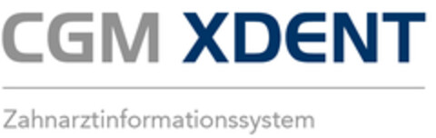CGM XDENT Zahnarztinformationssystem Logo (EUIPO, 14.04.2021)