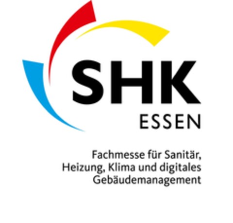 SHK ESSEN Fachmesse für Sanitär, Heizung, Klima und digitales Gebärudemanagement Logo (EUIPO, 21.09.2021)