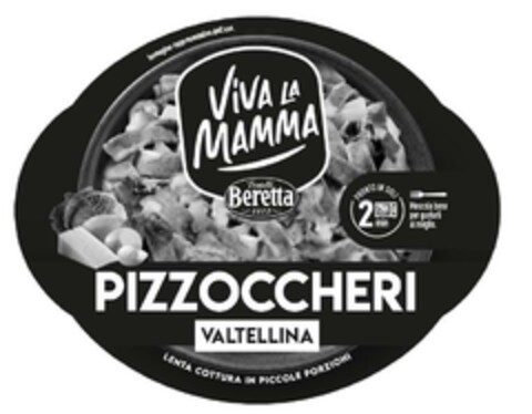 VIVA LA MAMMA Fratelli Beretta 1812 PIZZOCCHERI VALTELLINA Logo (EUIPO, 10/12/2023)