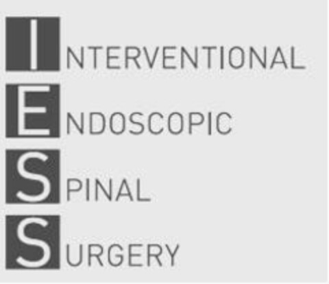 IESS - INTERVENTIONAL ENDOSCOPIC SPINAL SURGERY Logo (EUIPO, 03/07/2024)
