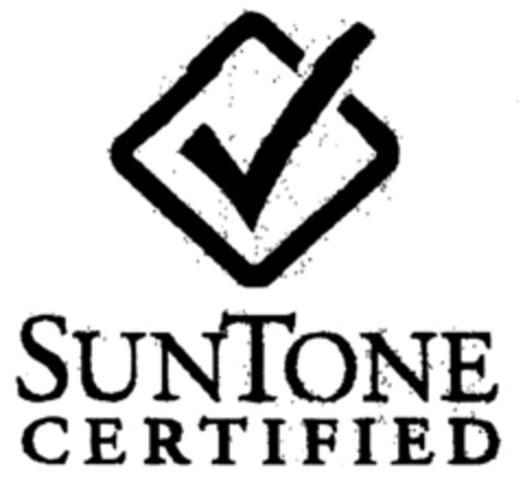 SUNTONE CERTIFIED Logo (EUIPO, 07.01.2000)
