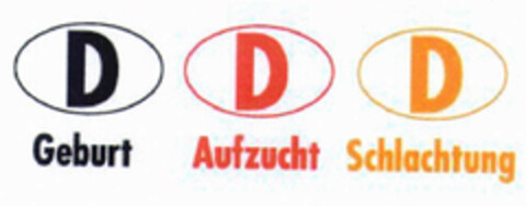 DDD Geburt Aufzucht Schlachtung Logo (EUIPO, 28.09.2000)