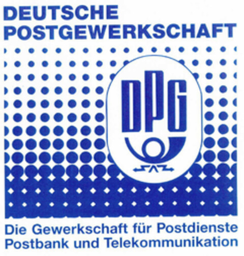 DEUTSCHE POSTGEWERKSCHAFT DPG Die Gewerkschaft für Postdienste Postbank und Telekommunikation Logo (EUIPO, 20.06.2001)