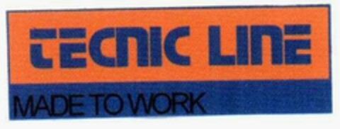 tecnic line MADE TO WORK Logo (EUIPO, 24.07.2007)