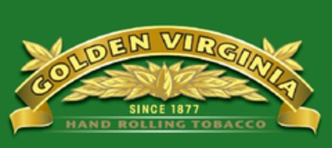 GOLDEN VIRGINIA SINCE 1877 HAND ROLLING TOBACCO Logo (EUIPO, 06/15/2010)