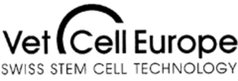 Vet Cell Europe SWISS STEM CELL TECHNOLOGY Logo (EUIPO, 23.02.2011)