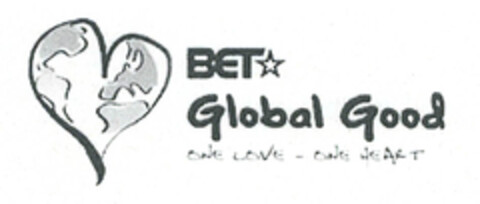 Bet Global Good ONE LOVE ONE HEART Logo (EUIPO, 08.03.2012)