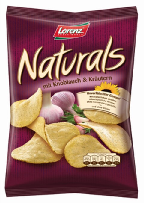 Naturals mit Knoblauch & Kräutern Logo (EUIPO, 21.02.2013)