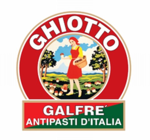 GHIOTTO GALFRE' ANTIPASTI D'ITALIA Logo (EUIPO, 02/21/2013)