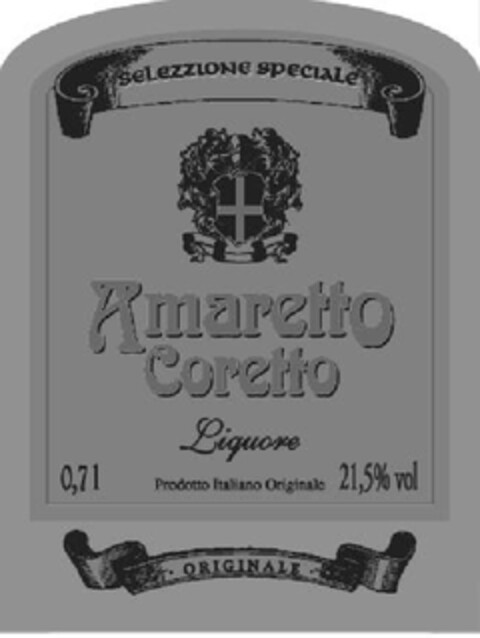 AMARETTO CORETTO Liquore Logo (EUIPO, 09/04/2013)