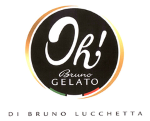 Oh! Bruno GELATO DI BRUNO LUCCHETTA Logo (EUIPO, 12.12.2013)