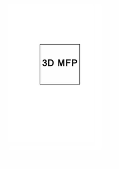 3D MFP Logo (EUIPO, 12/20/2013)