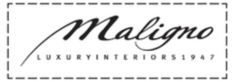 MALIGNO LUXURYINTERIORS1947 Logo (EUIPO, 12/17/2014)