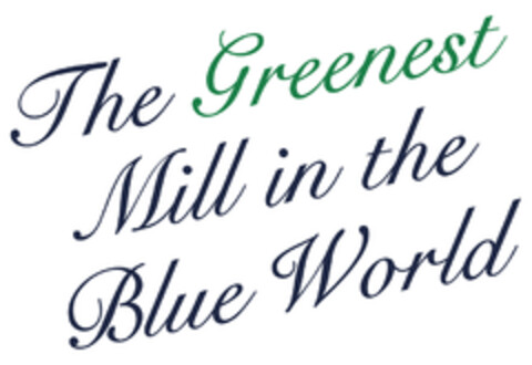 THE GREENEST MILL IN THE BLUE WORLD Logo (EUIPO, 19.12.2016)