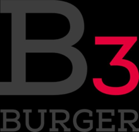 B3 BURGER Logo (EUIPO, 06/08/2018)