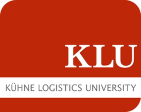 KLU KÜHNE LOGISTICS UNIVERSITY Logo (EUIPO, 06/22/2018)