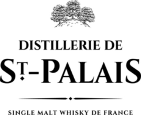 DISTILLERIE DE ST-PALAIS SINGLE MALT WHISKY DE FRANCE Logo (EUIPO, 15.11.2018)