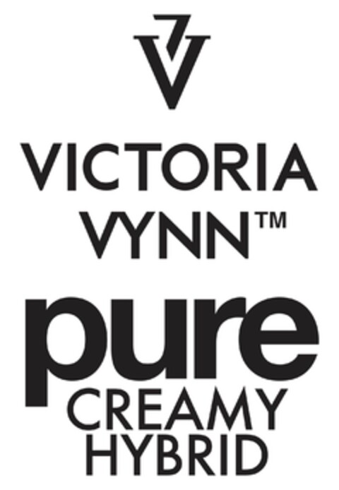 VV Victroria Vynn pure Creamy Hybrid Logo (EUIPO, 01.01.2020)